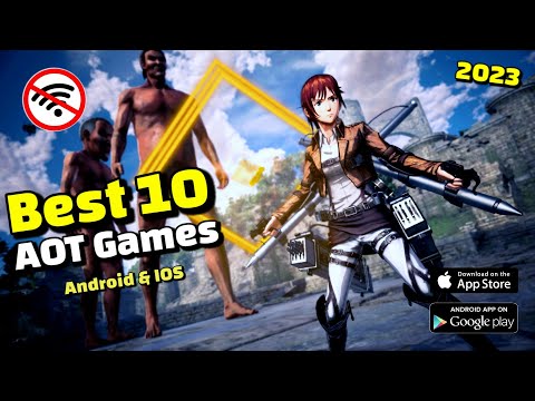 Top 10 Best ATTACK ON TITAN Games For Mobile In 2023 Best 10 AOT Games Offline For Android And IOS