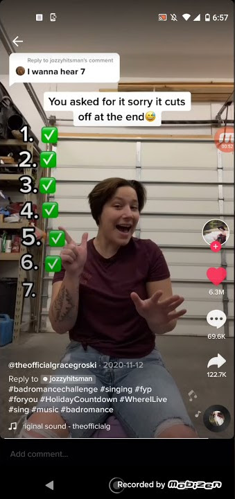 GraceGroski singing