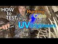 How to test hunting camo for uv brighteners camomatrix