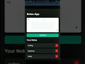 let's make a simple todo app using html, css and javascript in which you can add your tasks #shorts
