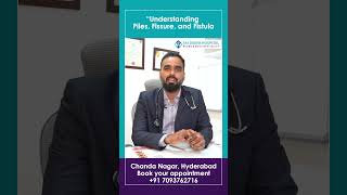 Piles, Fissure & Fistula Explained in 60 Seconds | Dr. Sasidhara Rao A | Hyderabad