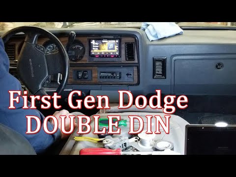 1993 Dodge Ram D250 픽업 - 더블 DIN 스테레오 설치 방법