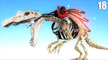 HALLOWEEN SHINY SKELETAL ALPHA SPINO! | EXTINCTION CORE | ARK SURVIVAL EVOLVED MODDED E18