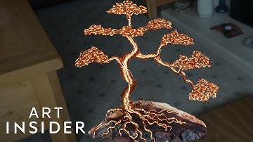 Making Bonsai By Bending Metal Wire | Master Craft