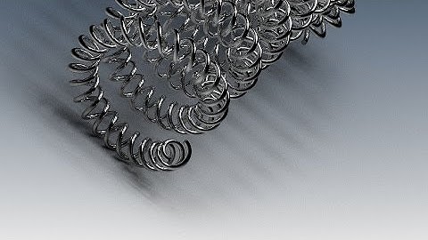 Double coil bend spring design in CATIA tutorial