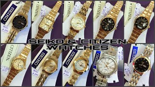 SEIKO AND CITIZEN AUTHENTIC WATCHES LATEST DESIGNS 2020 WITH PRICE
