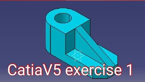Mastering Catia V5: 3D Modeling Exercise 1 - Essential Skills Tutorial #catiav5 @Free_cad_tutorial