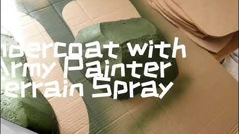 Making basic wargaming hills for Warhammer