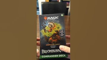 Trash pandas in Magic the Gathering 🦝 #bloomburrow #magicthegathering #commander #unboxing