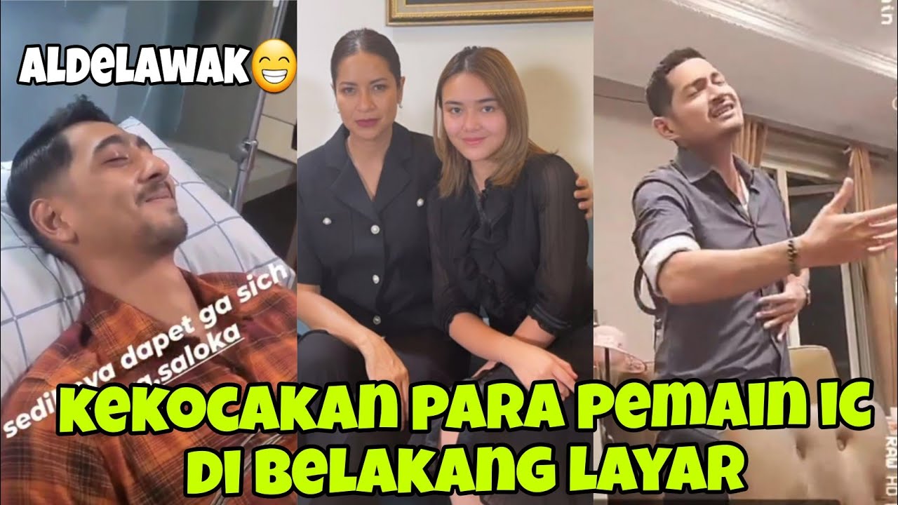 para pemain ikatan cinta di belakang layar..pada kocak dan jago ngelawak untuk menghibur diri😁..