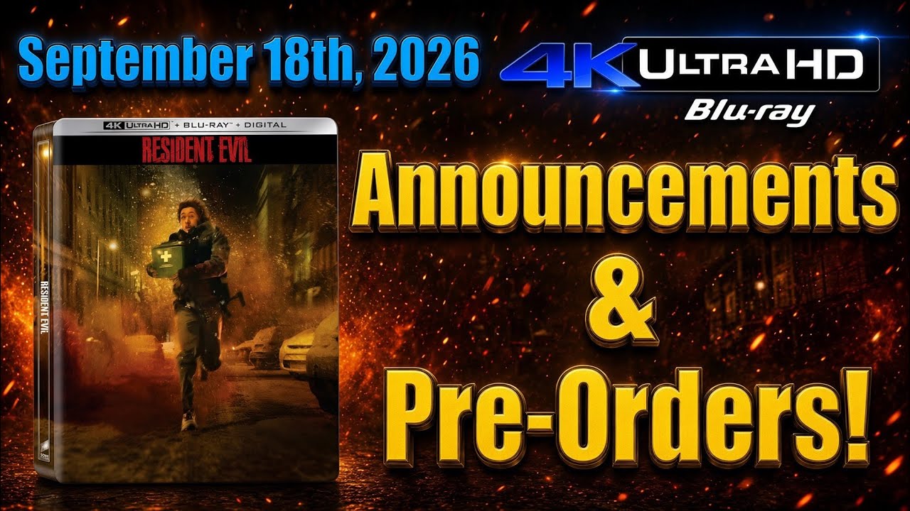 New 4K UHD Blu-ray Announcements & Pre-Orders for September 18th, 2026!