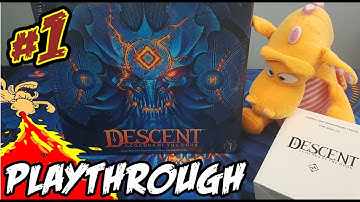 Descent: Legends of the Dark - #1 - Unboxing, Setup and preperations for the Playthrough!