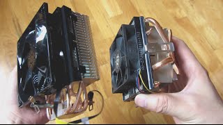 Cooler Master Hyper T4 and Stock Fan Comparision