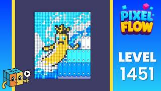 Pixel Flow Level 1451 Walkthrough Solution