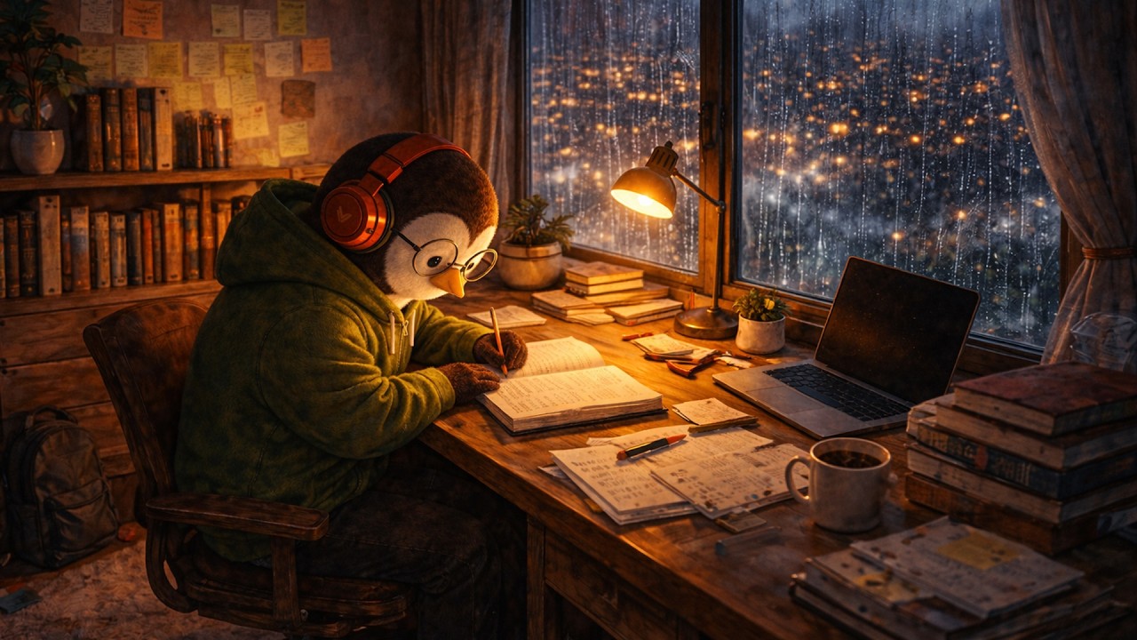 Rainy Night Piano Jazz LoFi 🌧 | Deep Work Study Music for Maximum Focus ...