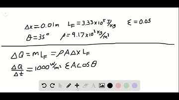 How long does it take the Sun to melt a block of ice at 0 C with a flat horizontal area 1 0 m  and t