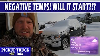 Extreme Cold with 2021 Ford F150 Hybrid, Starting and Snowy Driving