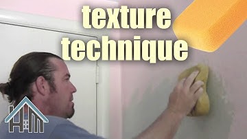 how to texture wall, apply texture, swirl. Easy! Home Mender