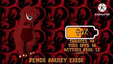 Barney Error 9 (Battery Edition) [Part 7] {But With This Music}