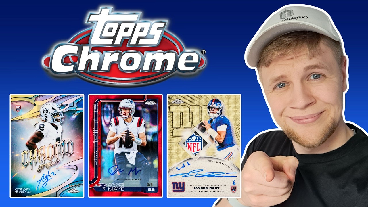 2025 Topps Chrome NFL Release Info and Product Review