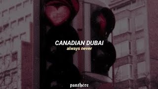 Canadian Dubai — Always Never | sub. español // lyrics |☆๑ೃ୭̥