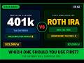 Roth IRA vs 401k — Which One Should You Use First?
