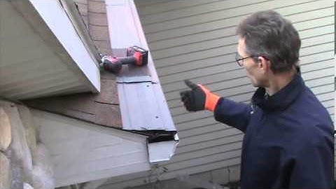 QE Nose Neutral Gutter Protection End Cap Installation