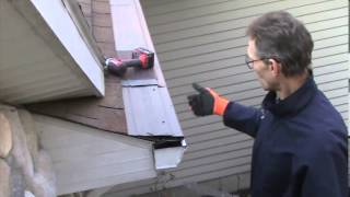 QE Nose Neutral Gutter Protection End Cap Installation Gutter Protection Install End Caps