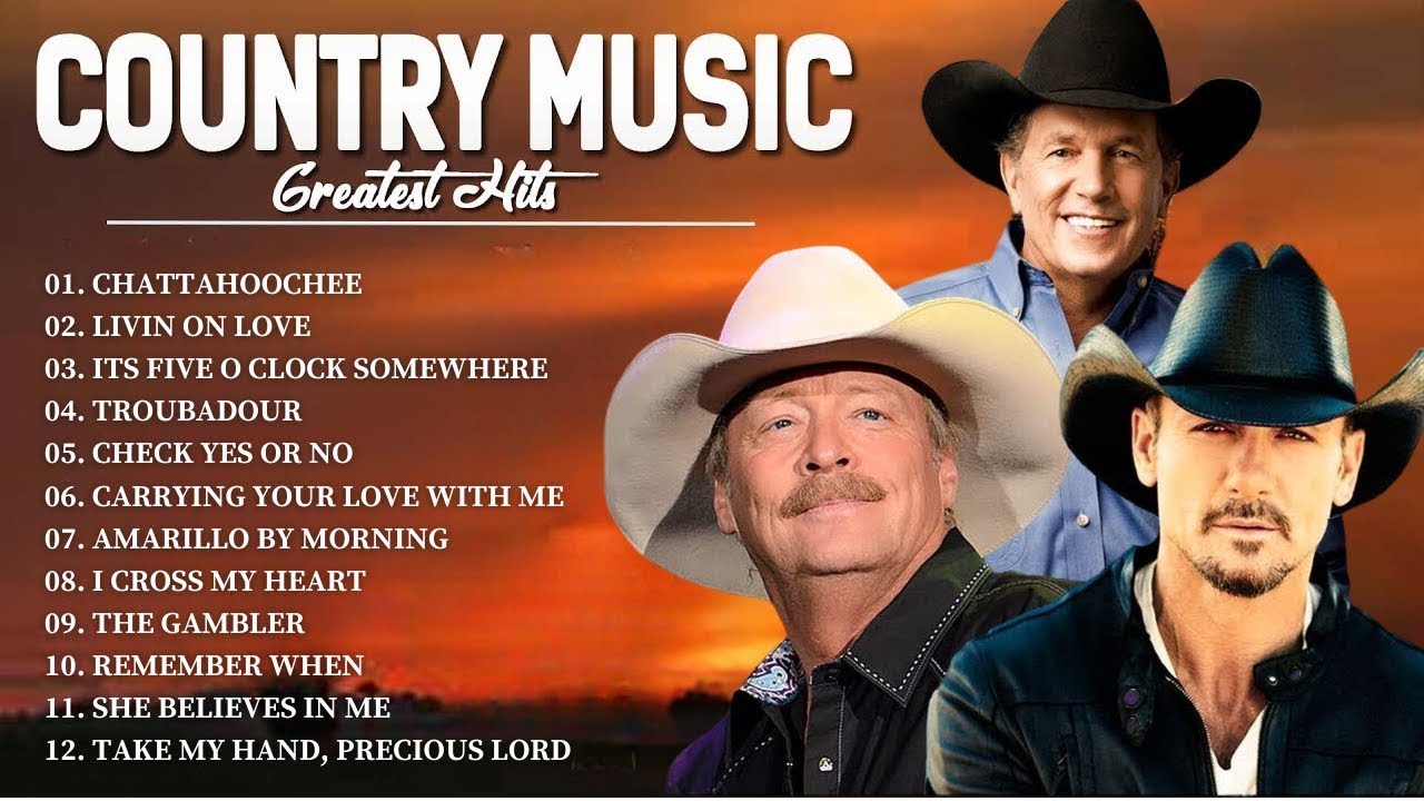 Top 100 Classic Country Songs 60s 70s 80s - Alan Jackson, Kenny Rogers, Don William, Dolly Parton