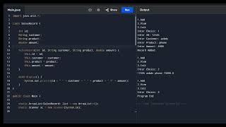 Java sales Project With vs code | Re Code