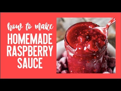 How to Make Homemade Raspberry Sauce {Recipe}