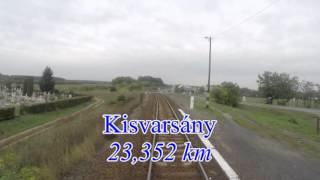 The Line Mátészalka - Záhony (Nr.111) HD gopro