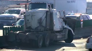 Famous BIG RIG CRASH: Raw helicopter video of Berkeley Highway 80 big rig crash and backup Wealth