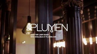 Drop Top Lamp + Original Plumen 001 (White Pendant + White Shade