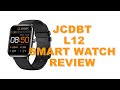 JCDBT L12 SMART WATCH - Amazon Prime eBay Android IOS Apple SmartWatch Glory Fit App