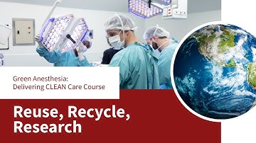 Reuse, Recycle, and Research