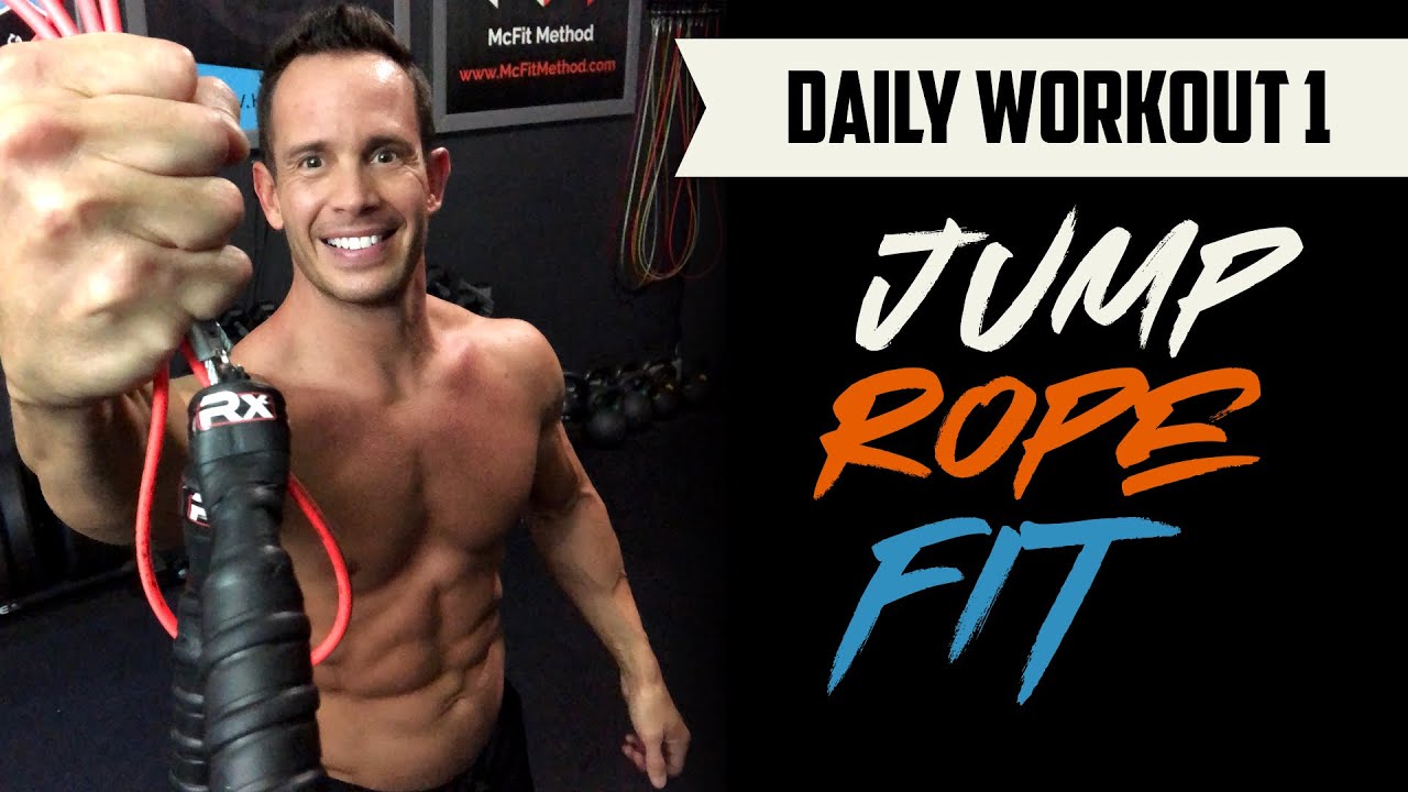 20 Minute Upper Body Jump Rope Follow Along Workout Daily Workout 1