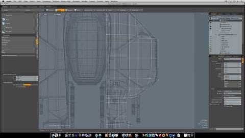 Modo 401 3D Modeling Tutorial : Star Wars Jedi Star Fighter Part 2