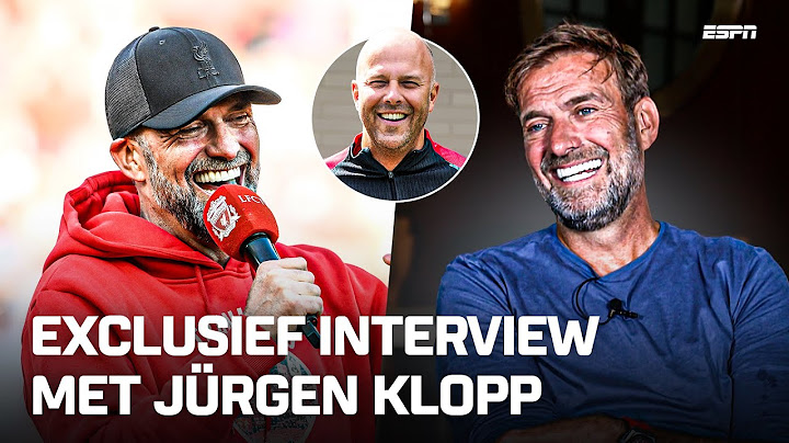 🗣️🎤 JÜRGEN KLOPP over ZINGEN VOOR ARNE SLOT en zijn AFSCHEID BIJ LIVERPOOL 🔴 | Interview