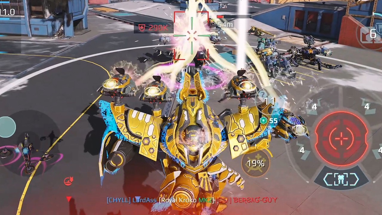 Test 60fps through OBS | War Robots gameplay