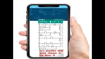 PLC programming using mobile.. Part5 |basic  ladder logic programming usge Nc and NC