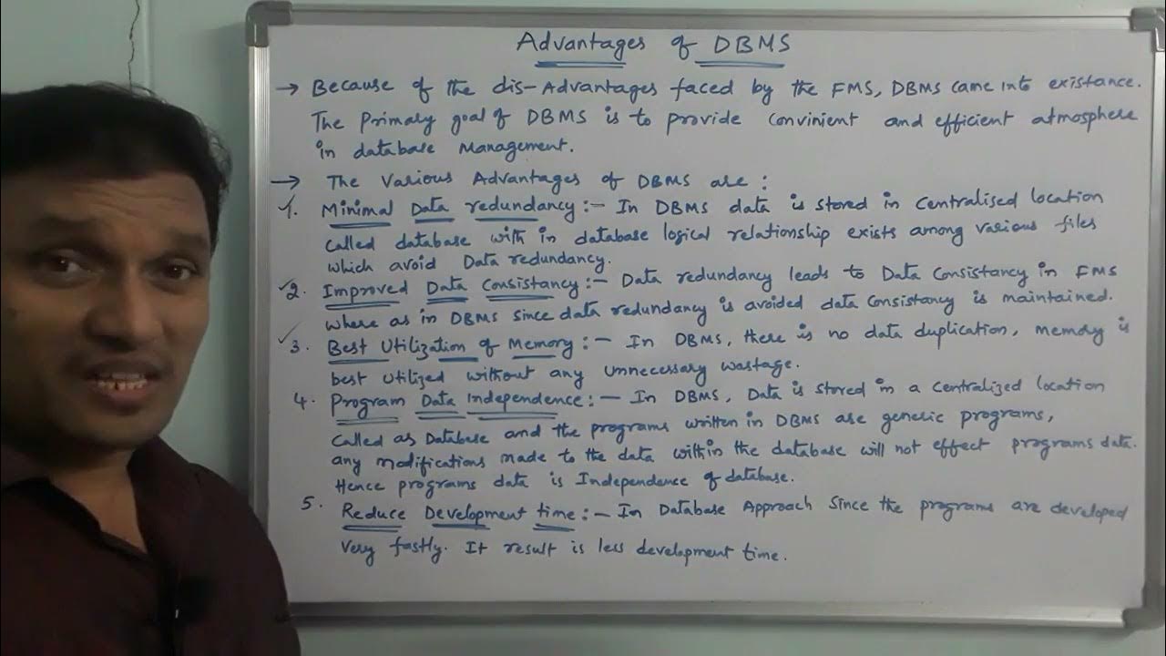 Advantages of DBMS | Advantages of DBMS over File System | DBMS - YouTube