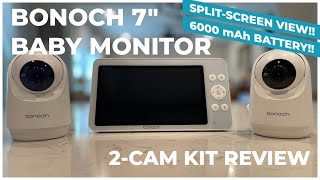 Bonoch 7' Baby Monitor 2 Cam Kit  Review!! [2023]