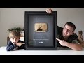Gold Play Button Package Surprise