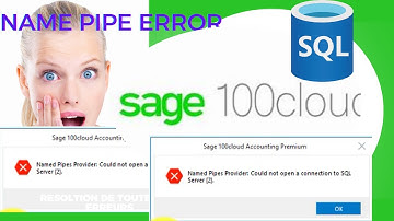 Name pipes provide error solved   SAGE CLOUD 100 INSTALLATION #sqlserver #sage