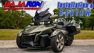 BajaRon Sway Bar Installation and Ride Impressions - 2021 Can Am Spyder RT Sea to Sky