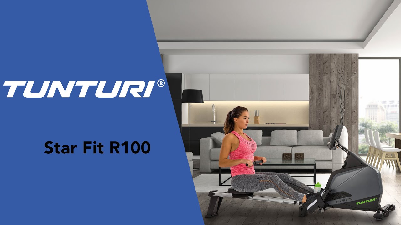 Tunturi Star Fit R100 Home Rowing Machine With Ergometer