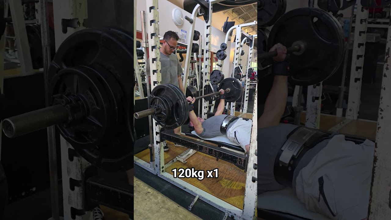 Bench Press 120kg x1 RPE 9 