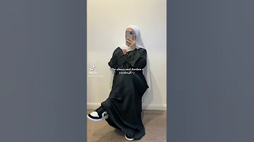 The Best Combo Abaya Modestfashion Sneakers Muslim Viral Shorts Jordan Hijab 