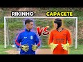 GOLEIRO DE CAPACETE x RIKINHO NO GOL! TESTE FINAL PARA O INTERCLASSE ‹ Rikinho ›